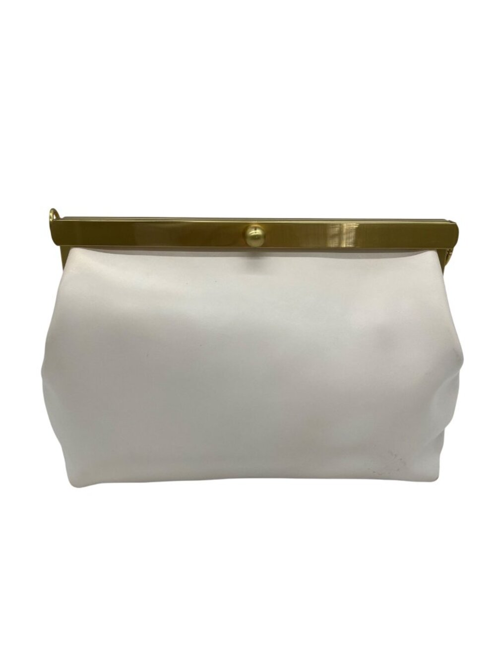 Patricia Nash White Vilaine Small Leather Crossbody Frame Bag